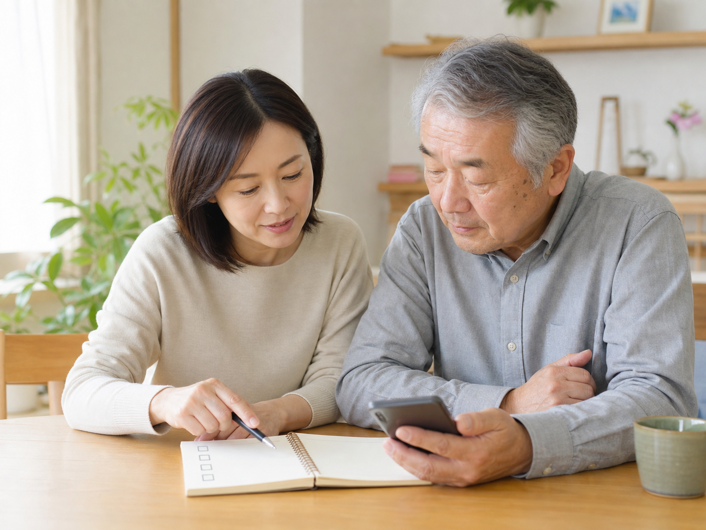 家事代行サービスを家族で比較するイメージ