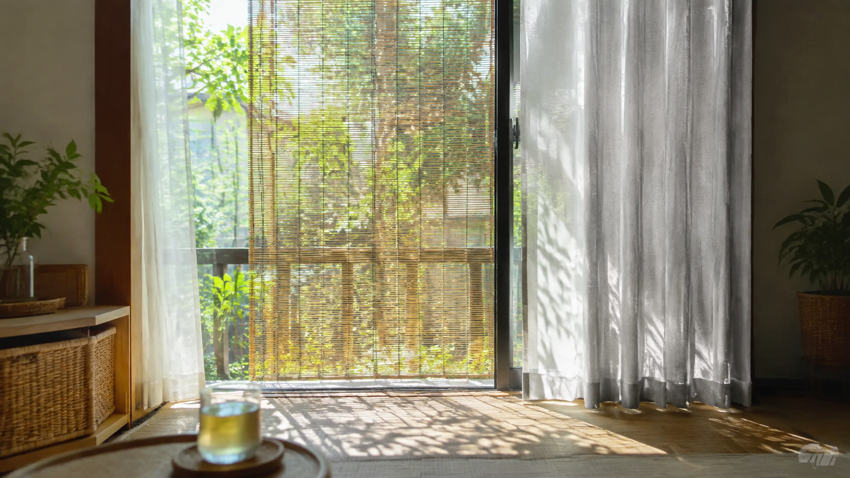 窓の日よけと家具の配置を見直した夏の住環境